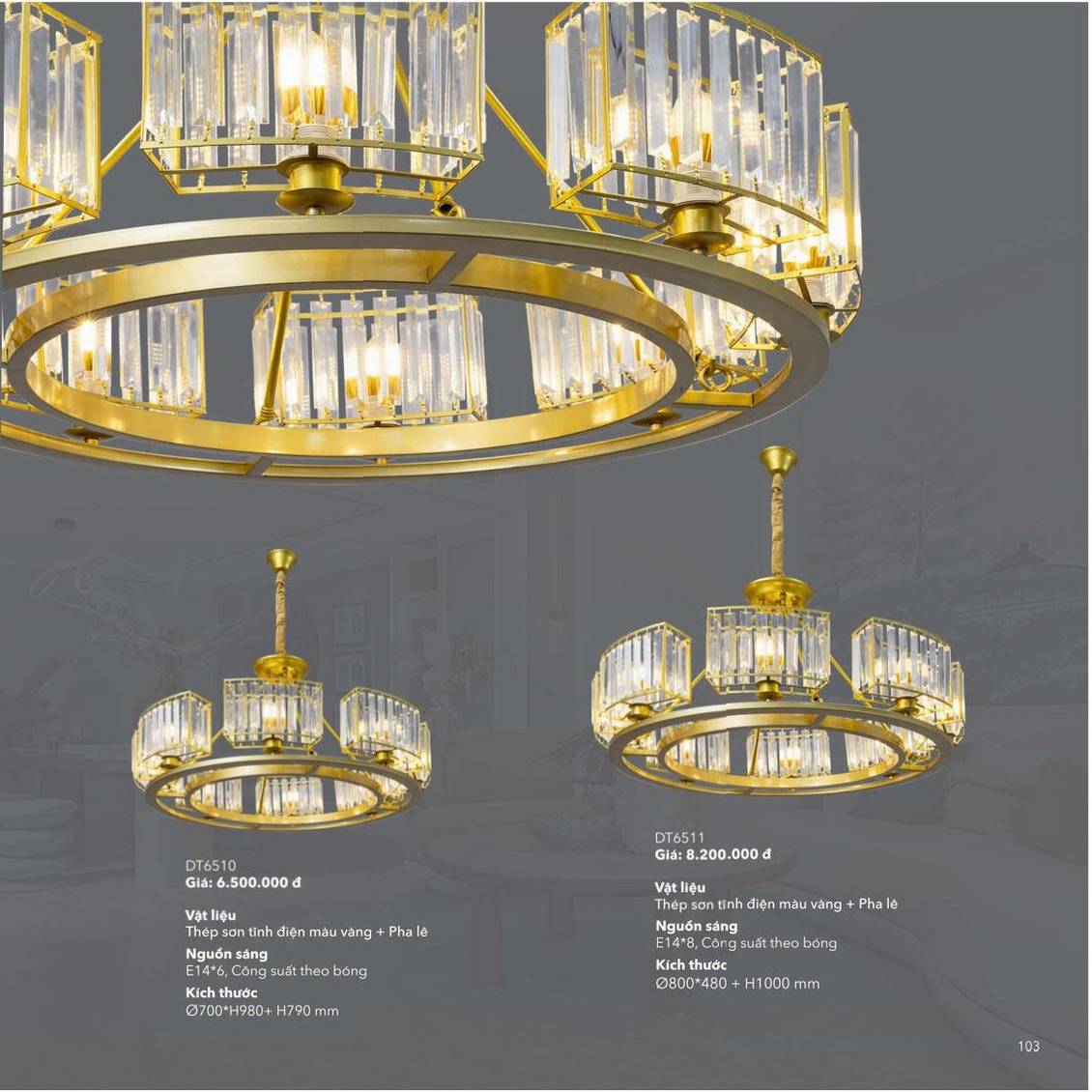 Đèn trang trí ZEMBA Lighting Catalogue và Bảng giá mới nhất /Page 